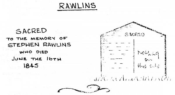 Grave drawing